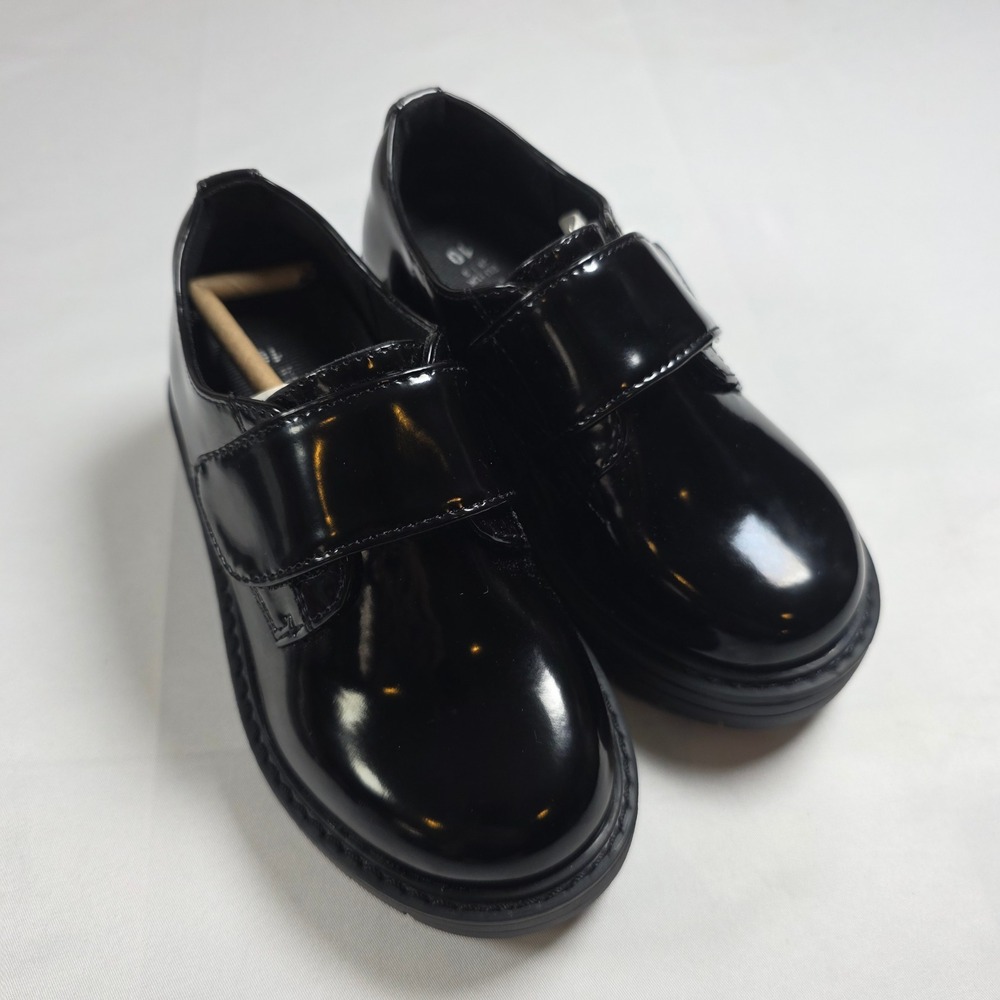 Dream Pairs Girls Black Patent Lug Sole Mary Jane School Uniform Shoes Size 10